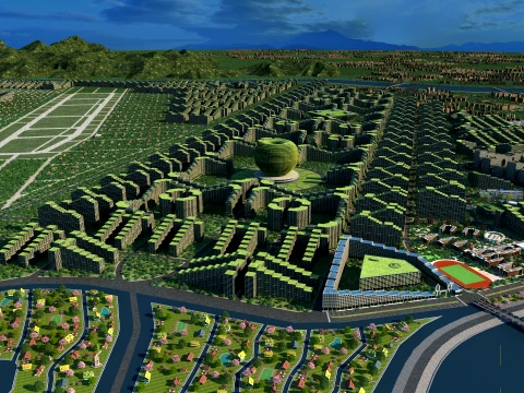 Urban greening Modèle 3D
