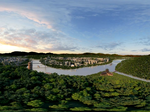 Urban architecture 3D Model