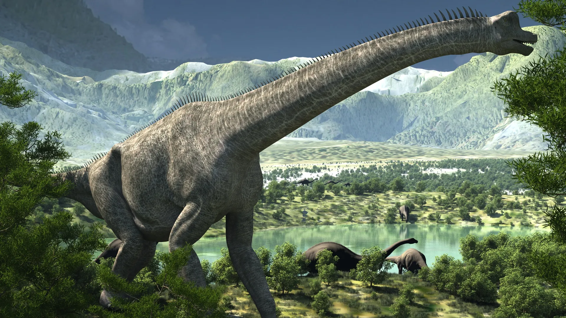 Dinosaurs 3D Model .c4d .max .obj .3ds .fbx .stl .blend