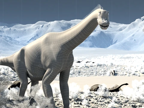 Dinosaurs 3D Model