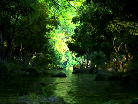 Forest 3D Model