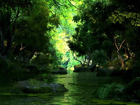 Forest 3D Model
