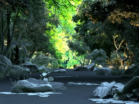 Forest 3D Model
