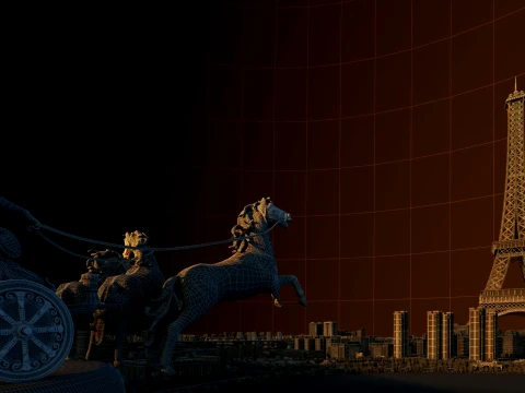 Urban architecture 3D Model