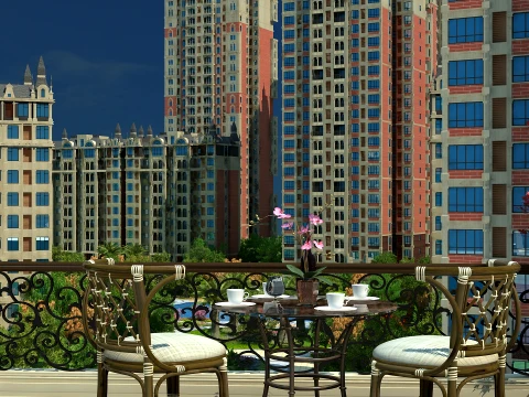Urban architecture 3D Model