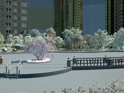 Urban architecture 3D Model