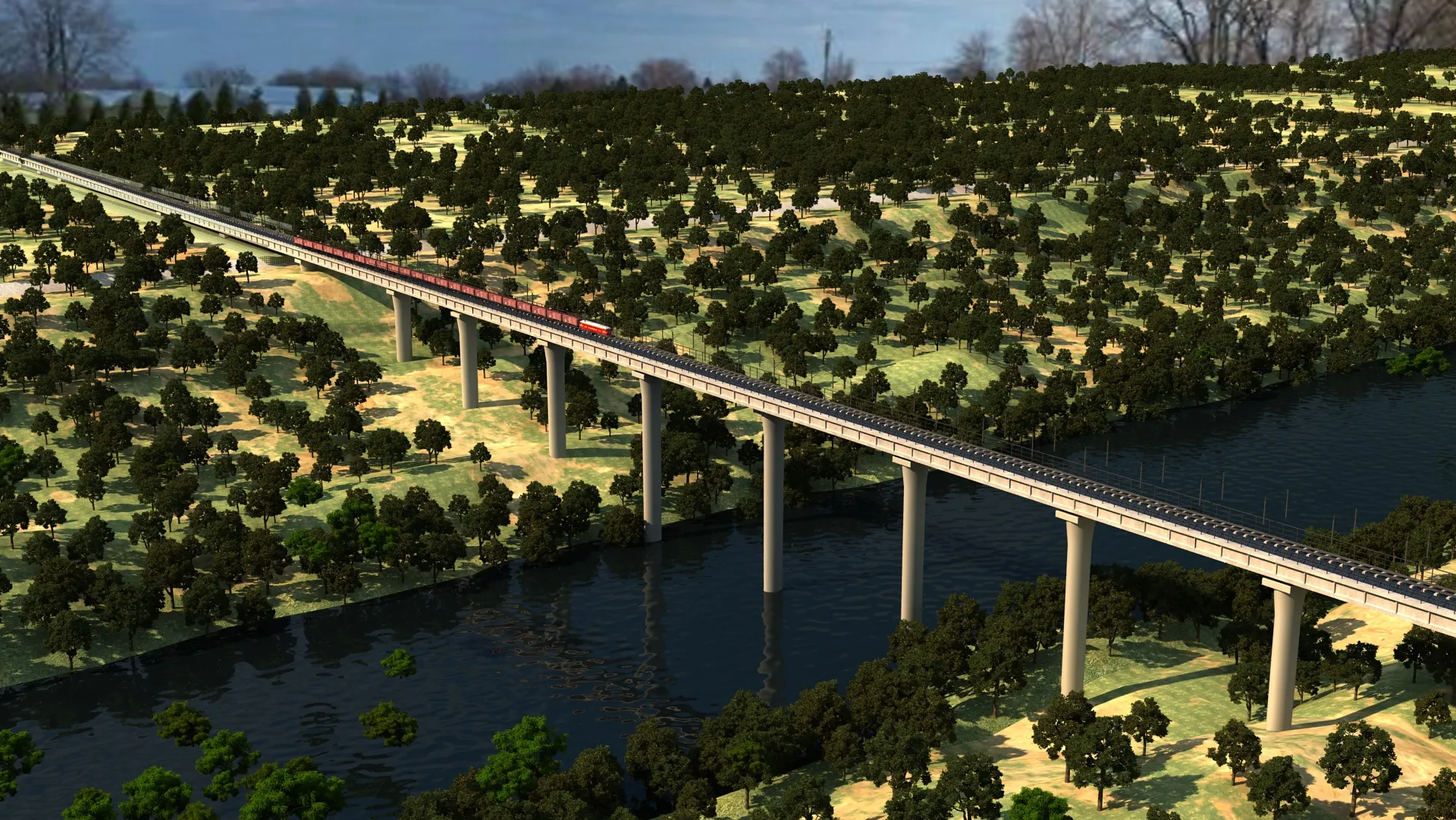 Bridge 3D Model .c4d .max .obj .3ds .fbx .stl .blend