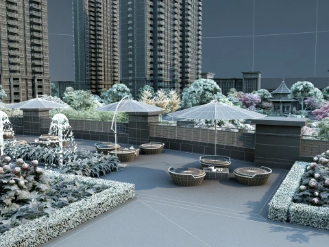 Urban architecture 3D Model
