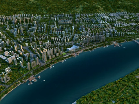 Urban architecture 3D Model