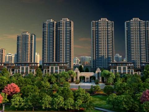 Urban architecture 3D Model