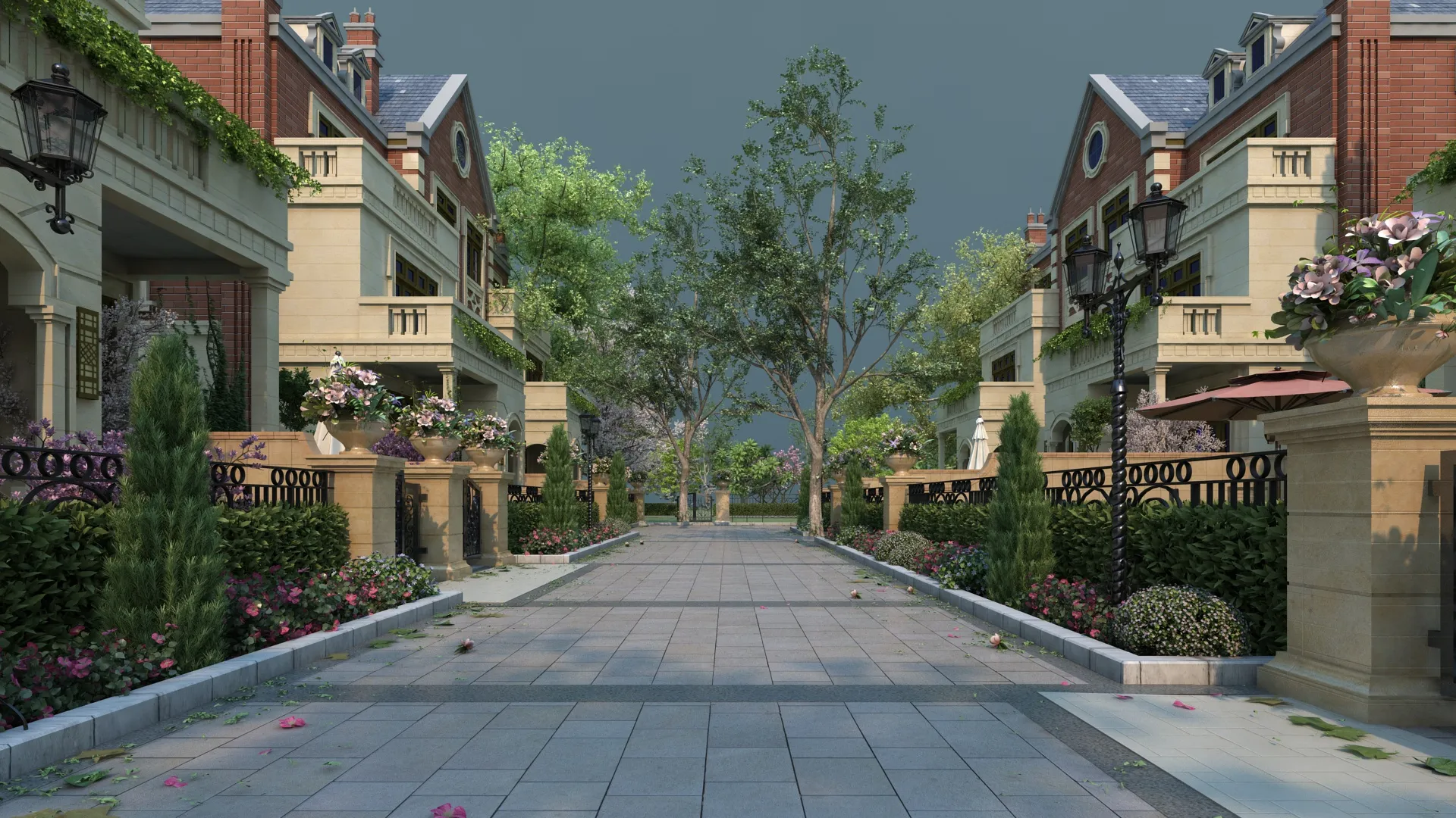 Villa 3D Model .c4d .max .obj .3ds .fbx .stl .blend