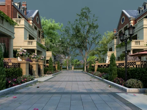 Villa 3D Model