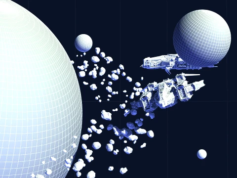 Spaceship 3D Model