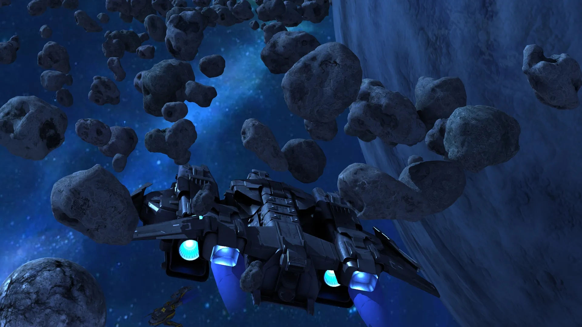 Spaceship 3D Model .c4d .max .obj .3ds .fbx .stl .blend