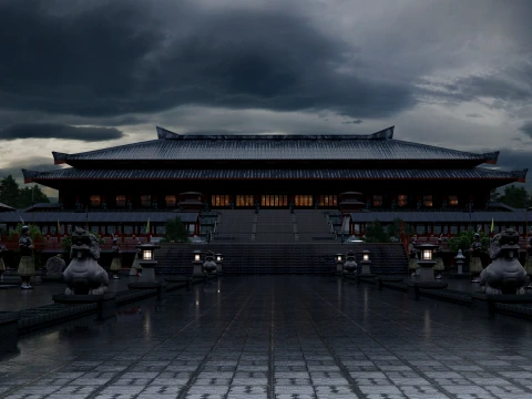 Weiyang Palace 3D Model