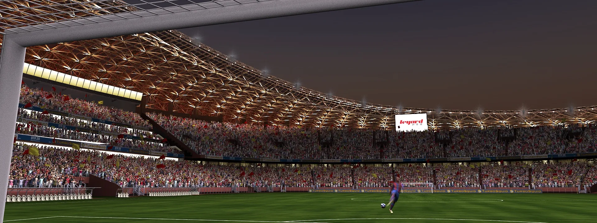 Football match 3D Model .c4d .max .obj .3ds .fbx .stl .blend