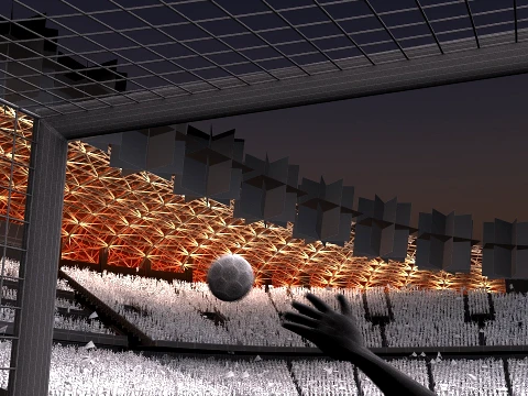 Football match 3D Model