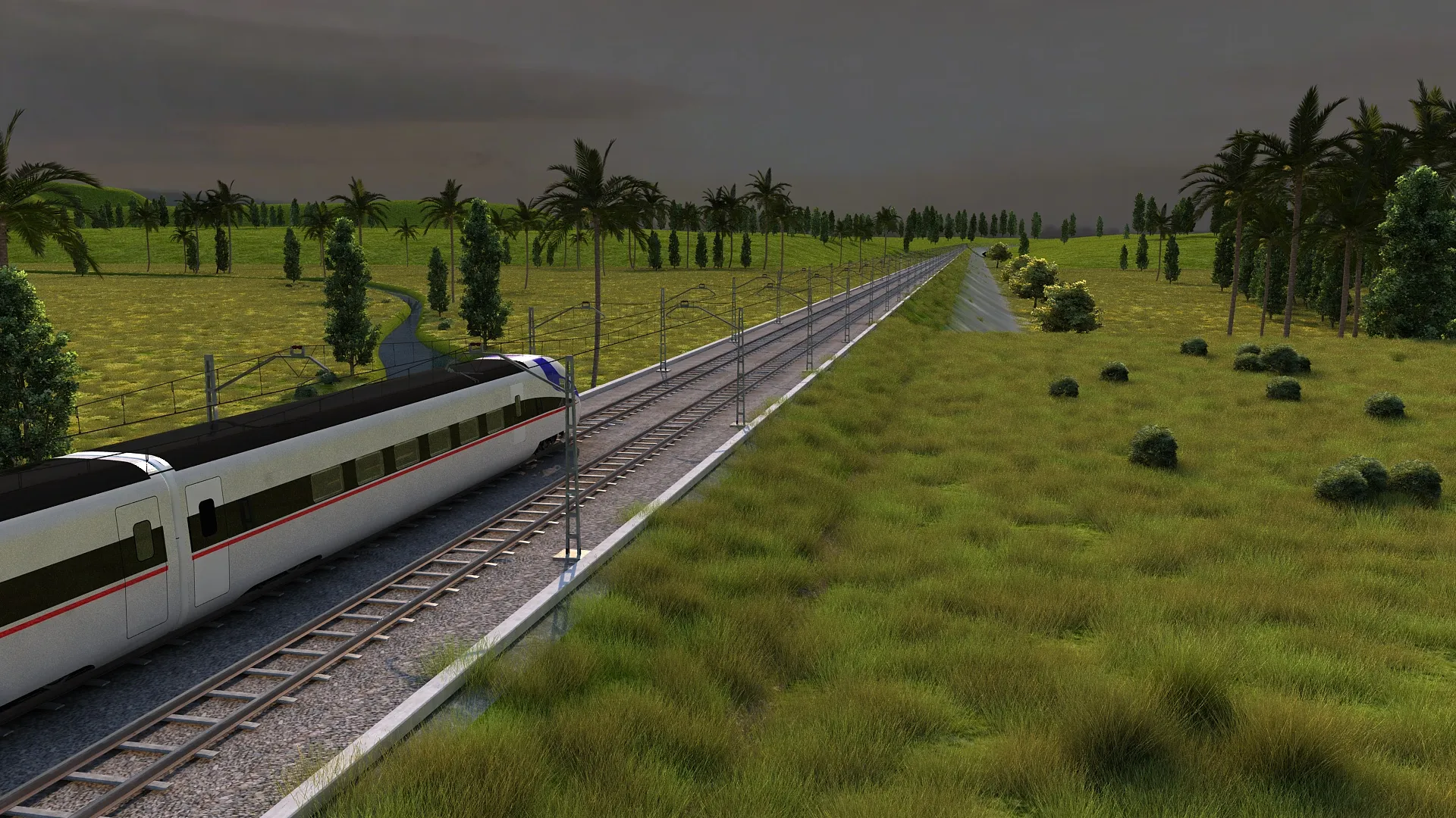 Train 3D Model .c4d .max .obj .3ds .fbx .stl .blend