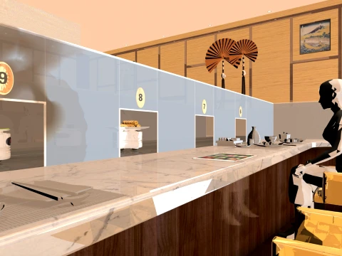 Restaurant 3D Model