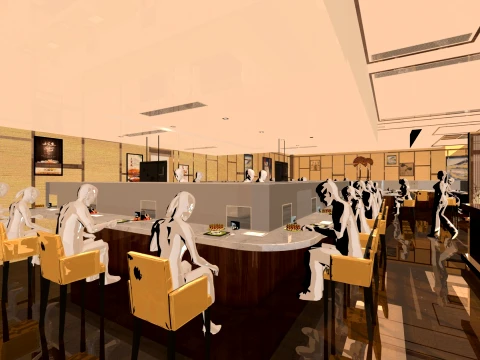 Restaurant 3D Model