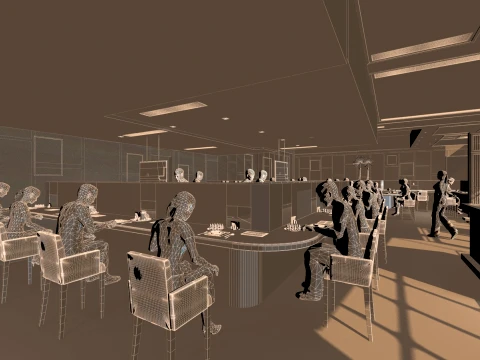 Restaurant 3D Model