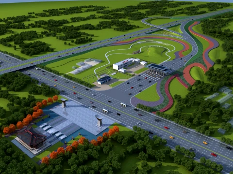 Highway 3D Model