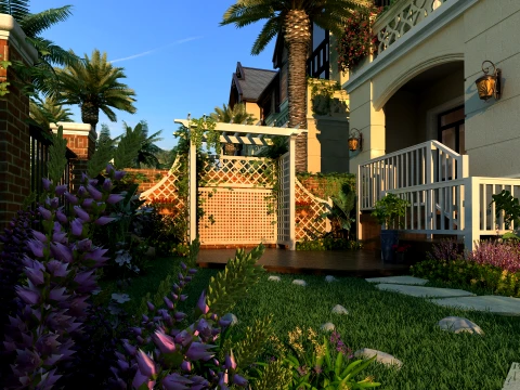 Villa 3D Model