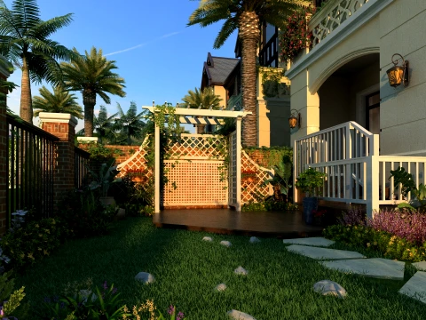 Villa 3D Model