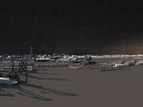 Port 3D Model