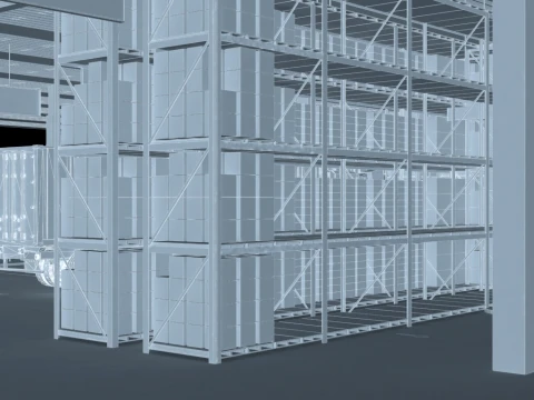 Warehouse 3D Model