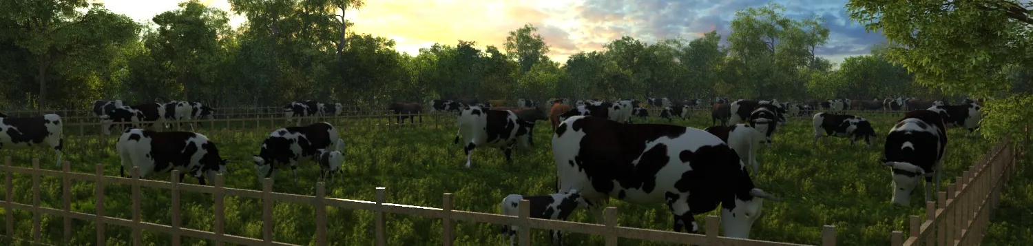 Cow 3D Model .c4d .max .obj .3ds .fbx .stl .blend 
