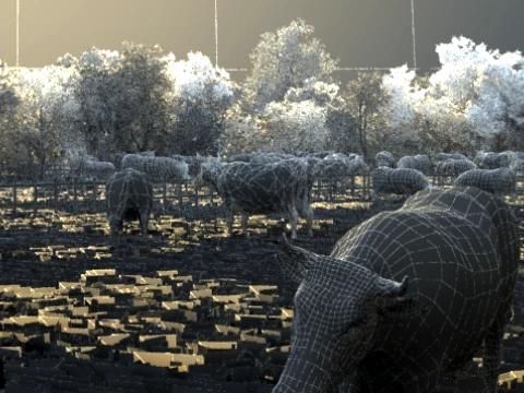 Cow 3D Model