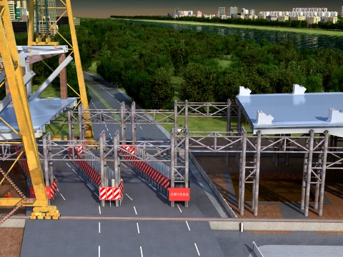 Build a bridge 3D Model