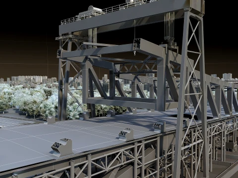 Build a bridge 3D Model