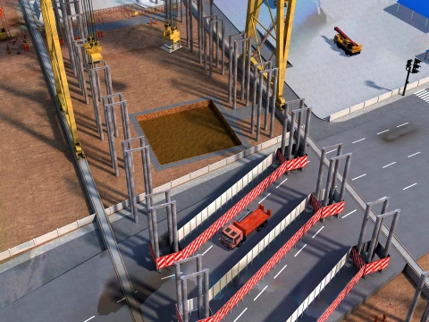 Build a bridge 3D Model