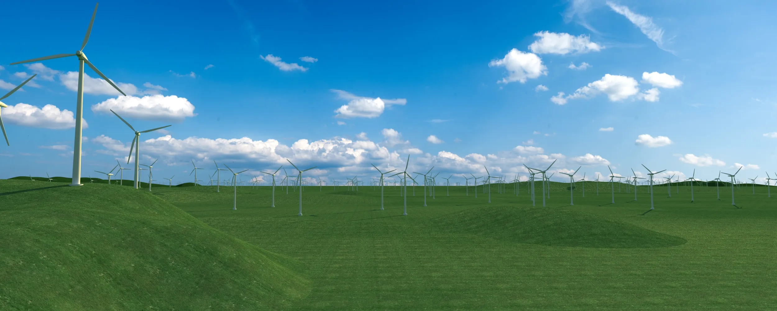 Wind power generation 3D Model .c4d .max .obj .3ds .fbx .stl .blend