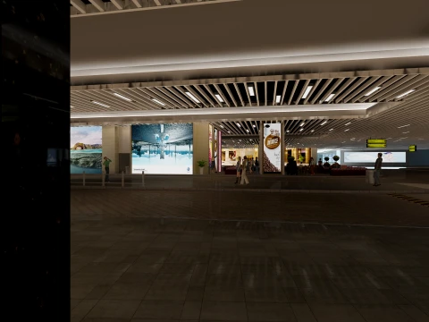 Bus stop 3Dモデル