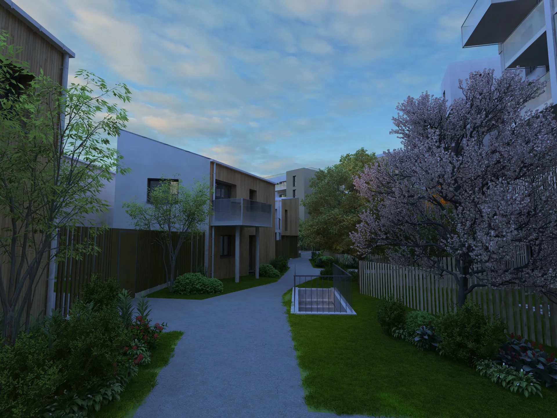 Urban architecture 3D Model .c4d .max .obj .3ds .fbx .stl .blend 