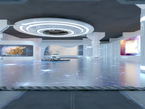 Exhibition hall 3D Model