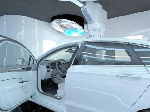Exhibition hall 3D Model