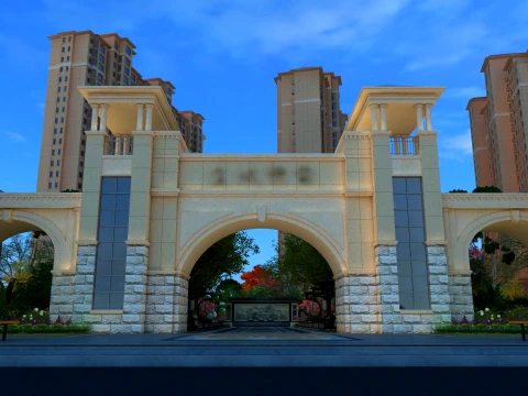 Urban architecture 3D Model