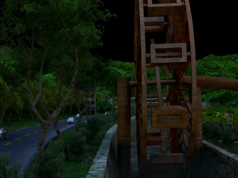 Small town 3D Model