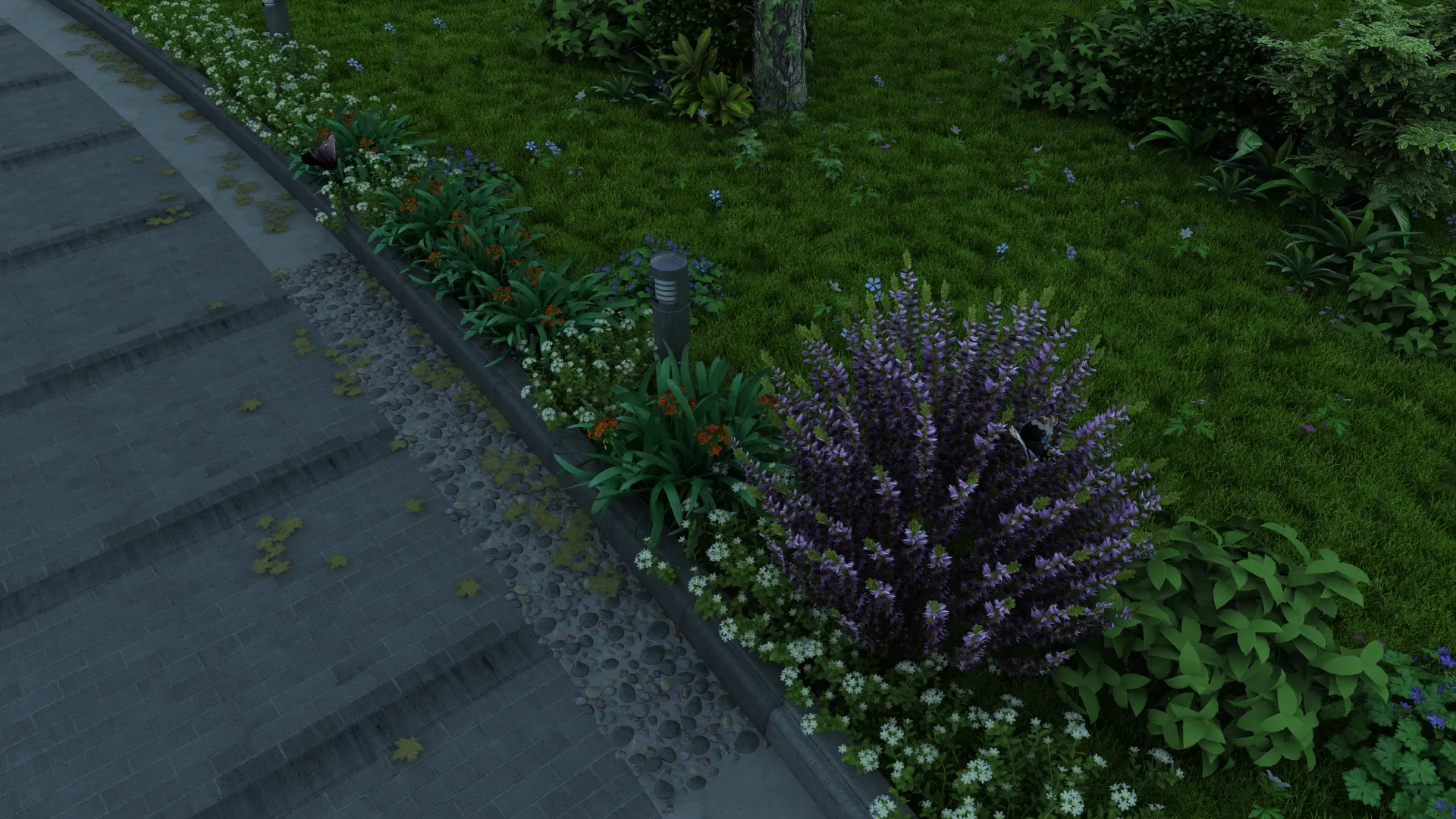 Lawn 3D Model .c4d .max .obj .3ds .fbx .stl .blend 