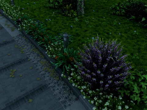 Lawn 3D Model