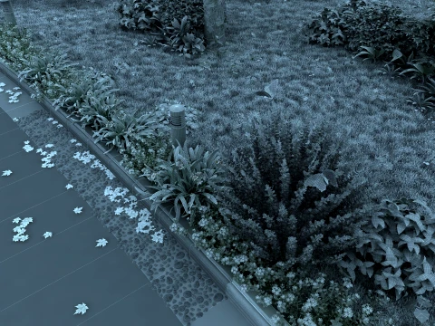 Lawn 3D Model