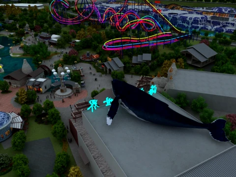 Amusement park 3D Model