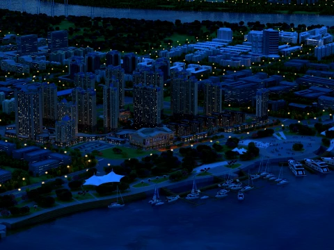 City night 3D Model