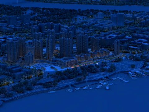 City night 3D Model