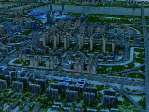 Urban architecture 3D Model
