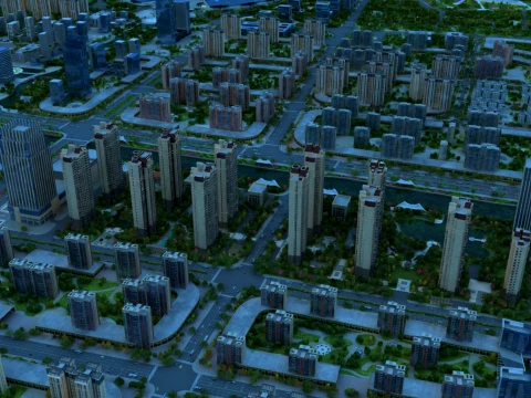 Urban architecture 3D Model